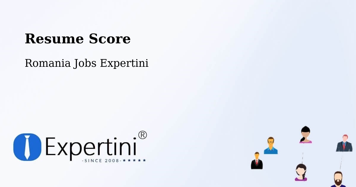 Resume Score & Job Description Match Tool – Plosca - Romania Jobs Expertini